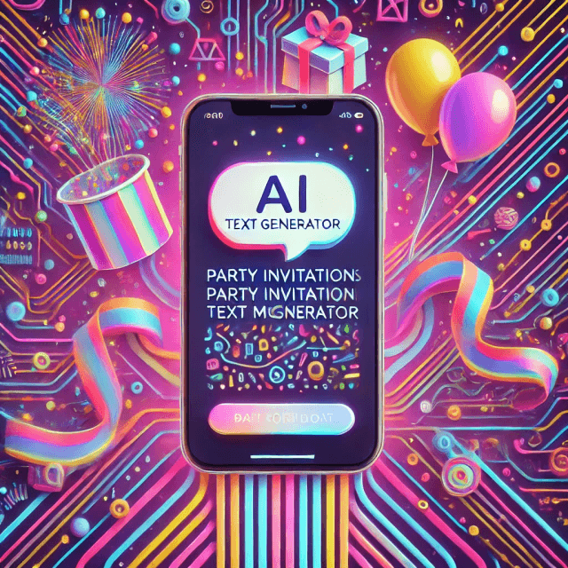 Create fun and engaging party invitation text messages with Typli.ai’s AI Party Invitation Text Message Generator. Perfect for all types of events, from birthdays to holiday gatherings, our tool helps you craft the perfect invite in seconds.