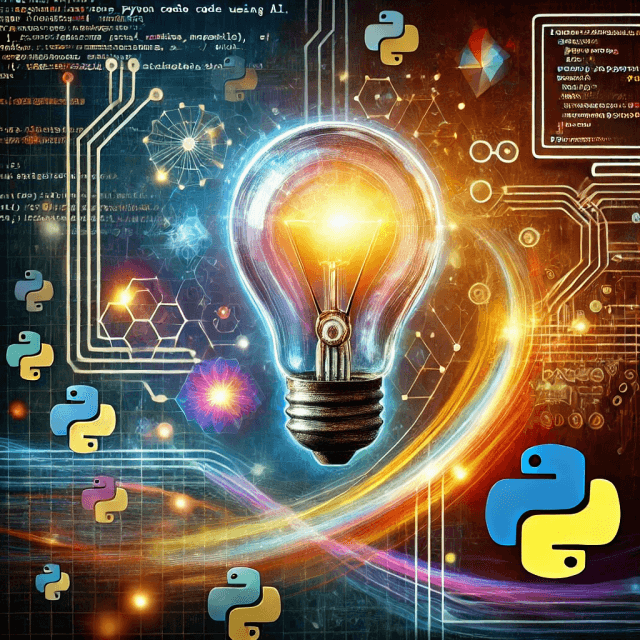 Create efficient and professional Python code with the help of AI.