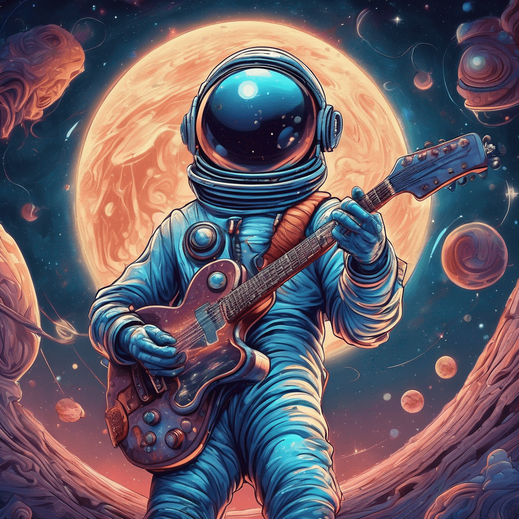 a highly detailed illustration of an astronaut generated by Typli.ai