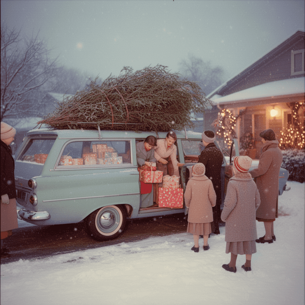 1950s Christmas example generated with Flux 2