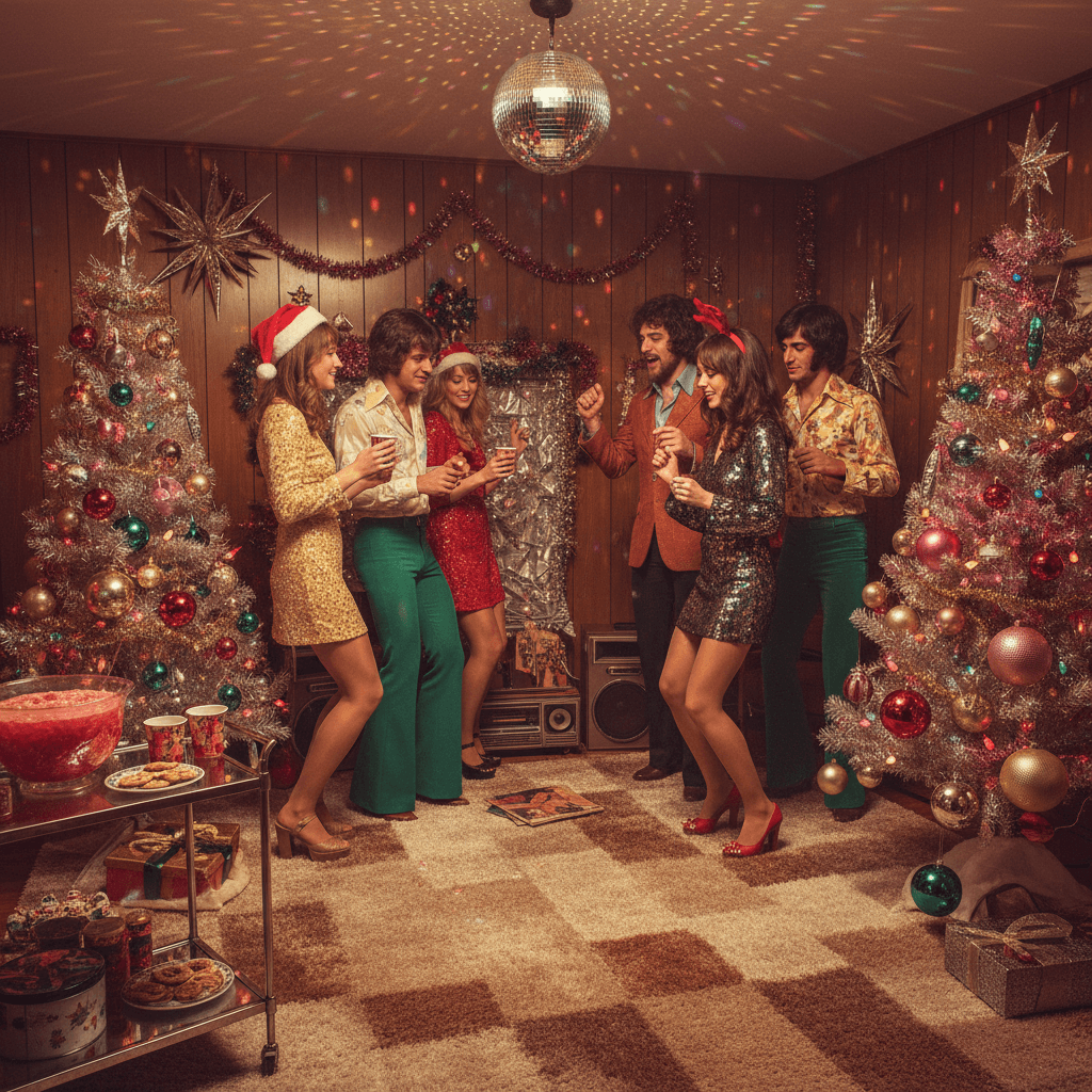 Retro Party example generated with Nano Banana