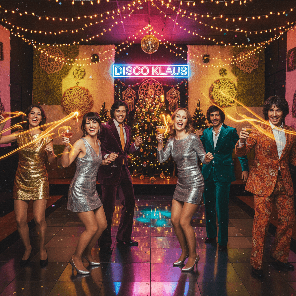 Retro Party example generated with Nano Banana