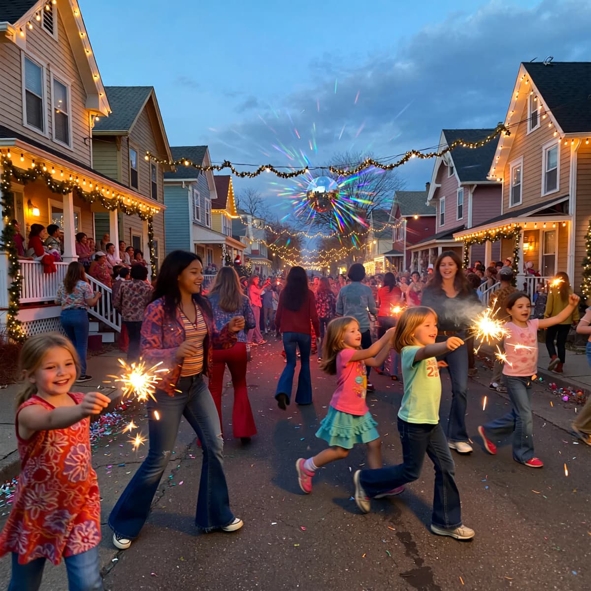 Retro Party example generated with ImagineArt 1.5