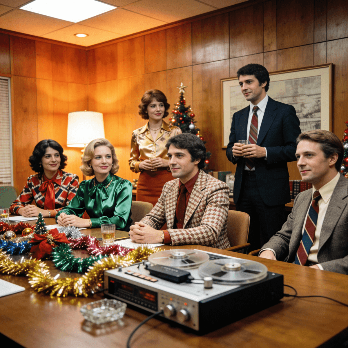 Retro Party example generated with ByteDance SeeDream v4.5