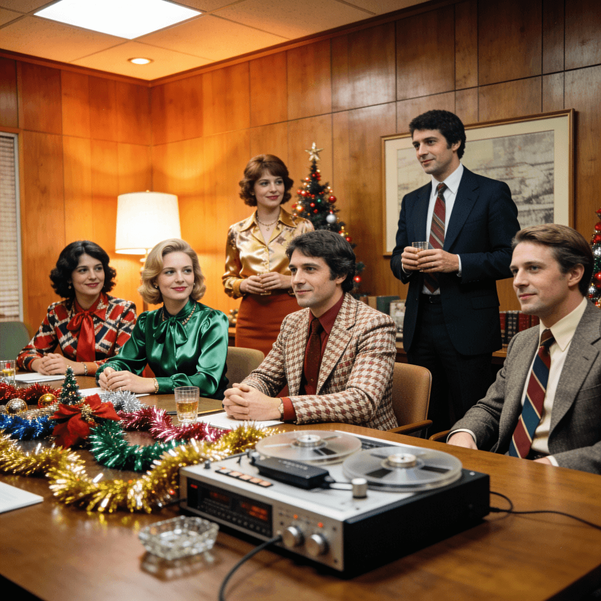 Retro Party example generated with ByteDance SeeDream v4.5