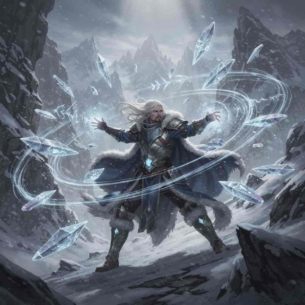 Battle Mage example generated with Flux 2 Pro