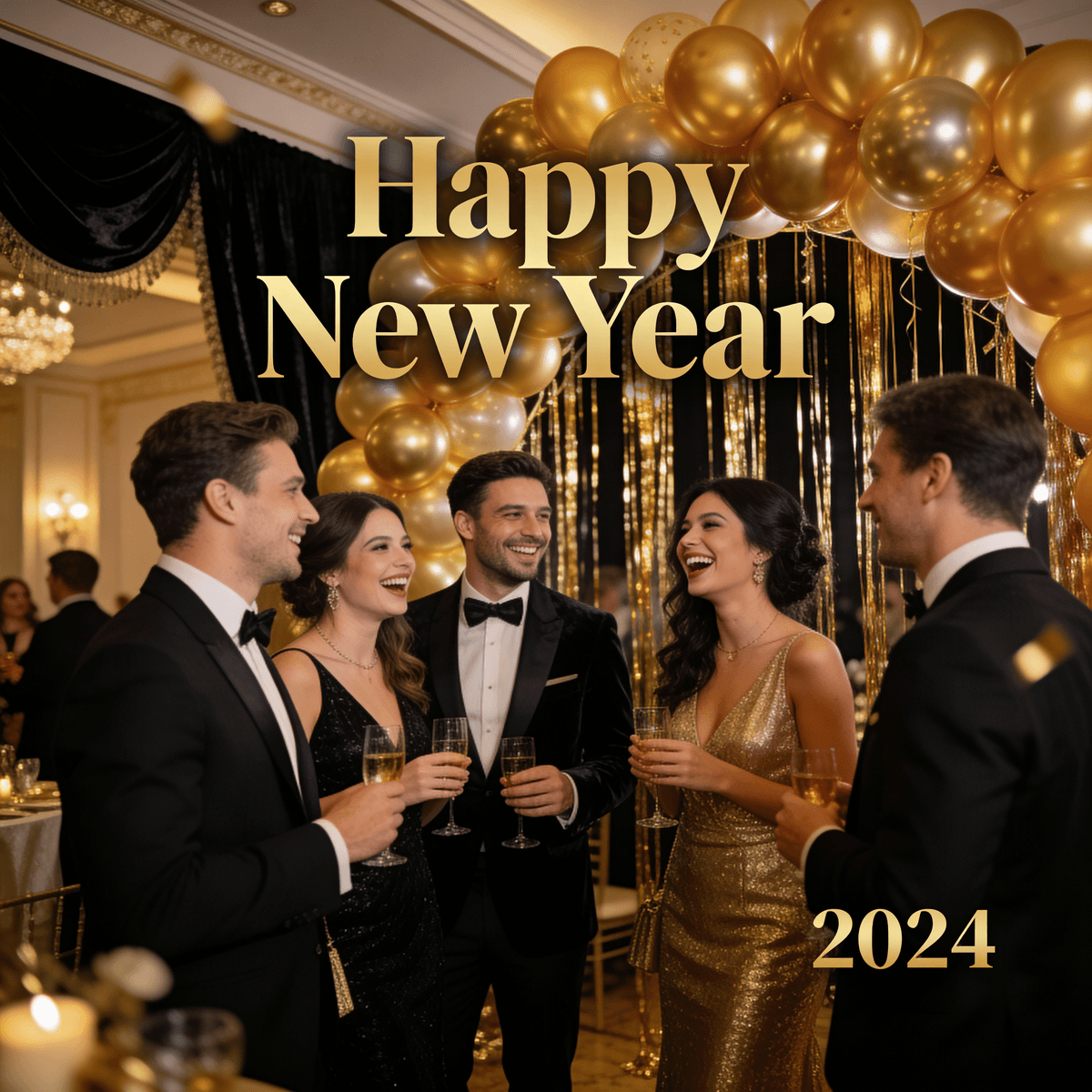 Gold & Black example generated with ByteDance SeeDream v4.5