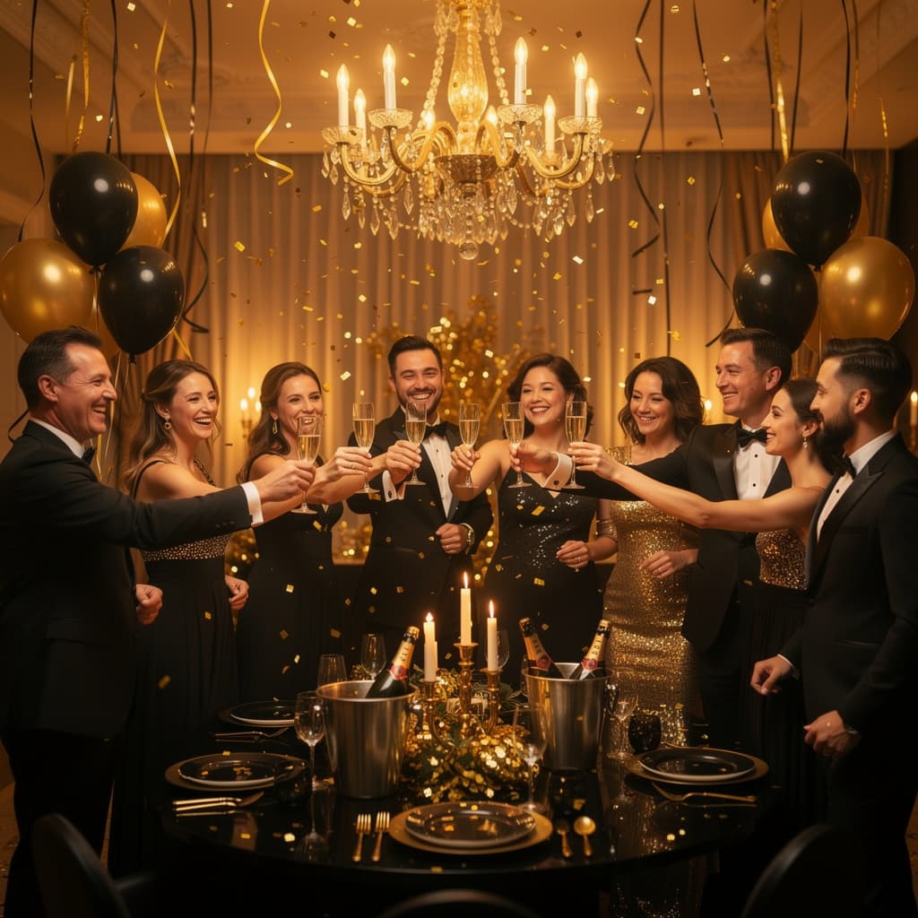 Gold & Black example generated with Flux 2 Pro