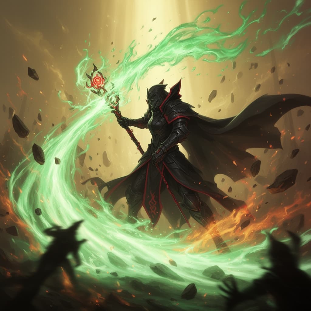 Battle Mage example generated with Flux 2 Flex