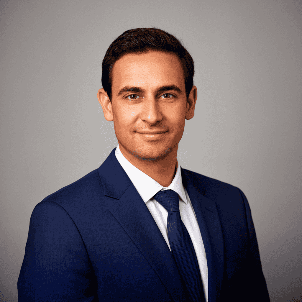 Corporate headshot generated with Flux 2