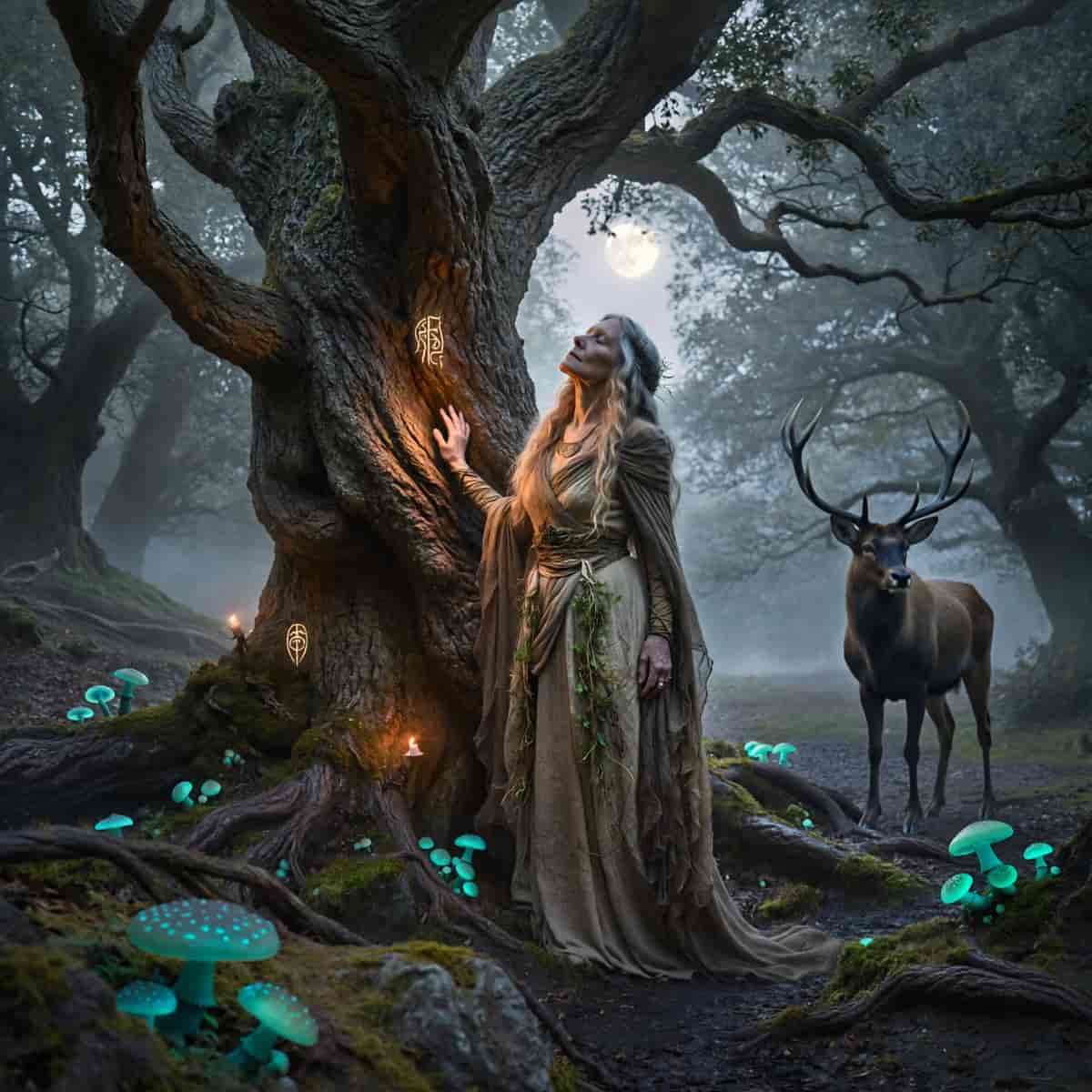 Forest Druid example generated with ImagineArt 1.5