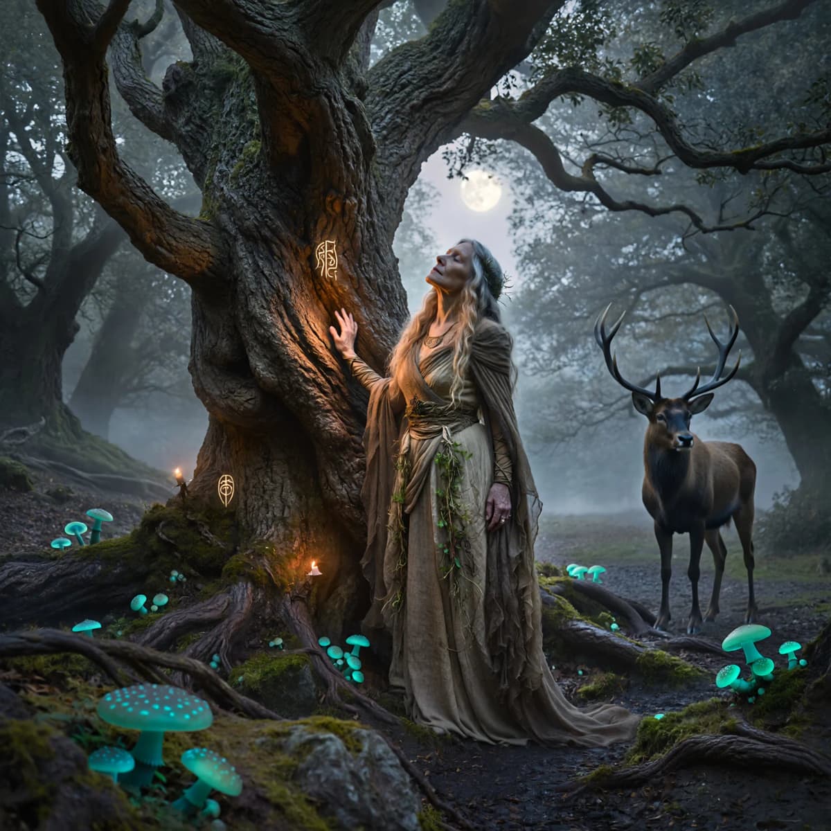Forest Druid example generated with ImagineArt 1.5