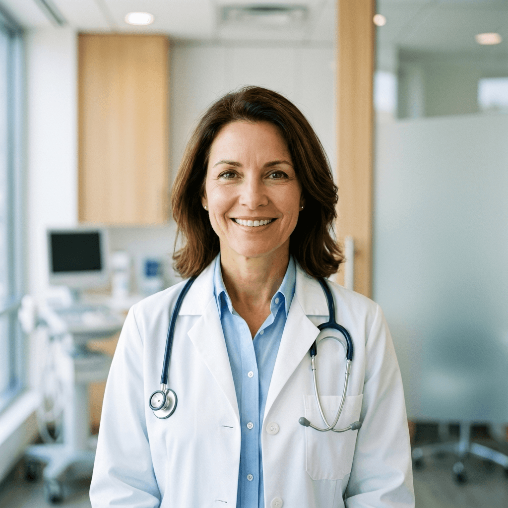 Medical Professional headshot generated with Nano Banana Pro