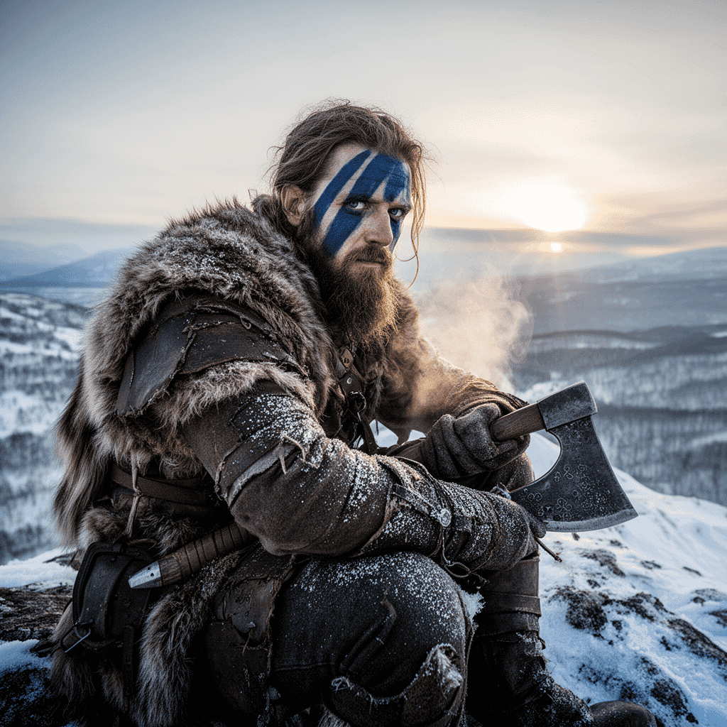 Warrior example generated with Flux 2