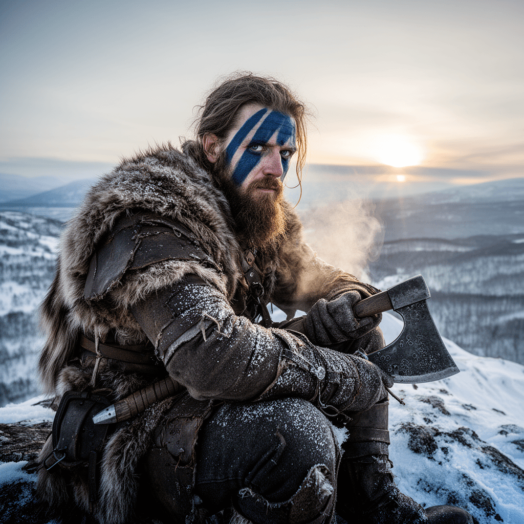 Warrior example generated with Flux 2