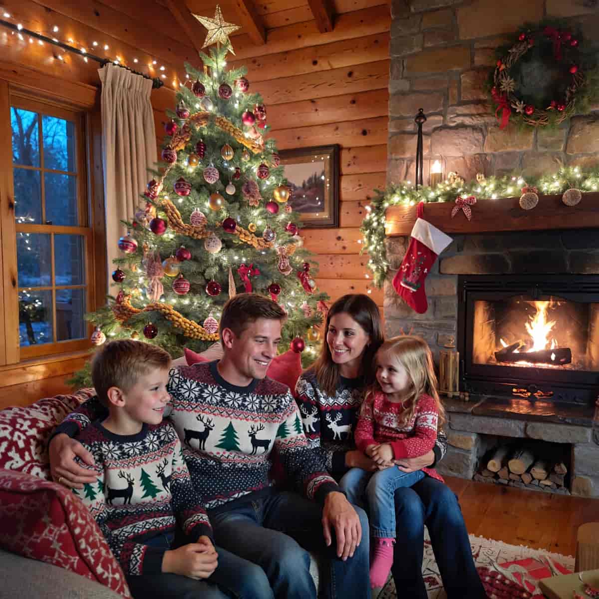 Cozy Christmas example generated with ImagineArt 1.5