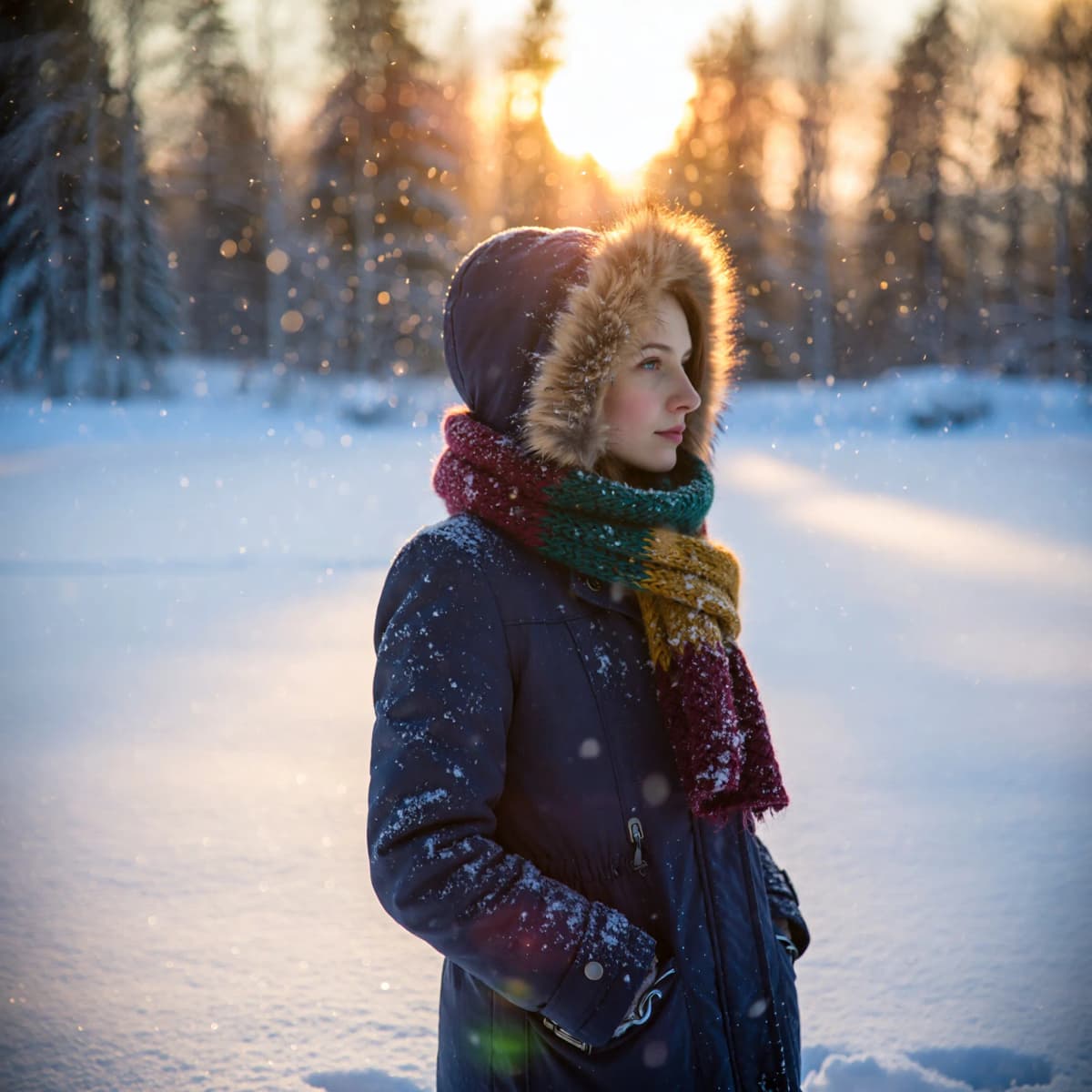 Winter Wonderland example generated with ImagineArt 1.5