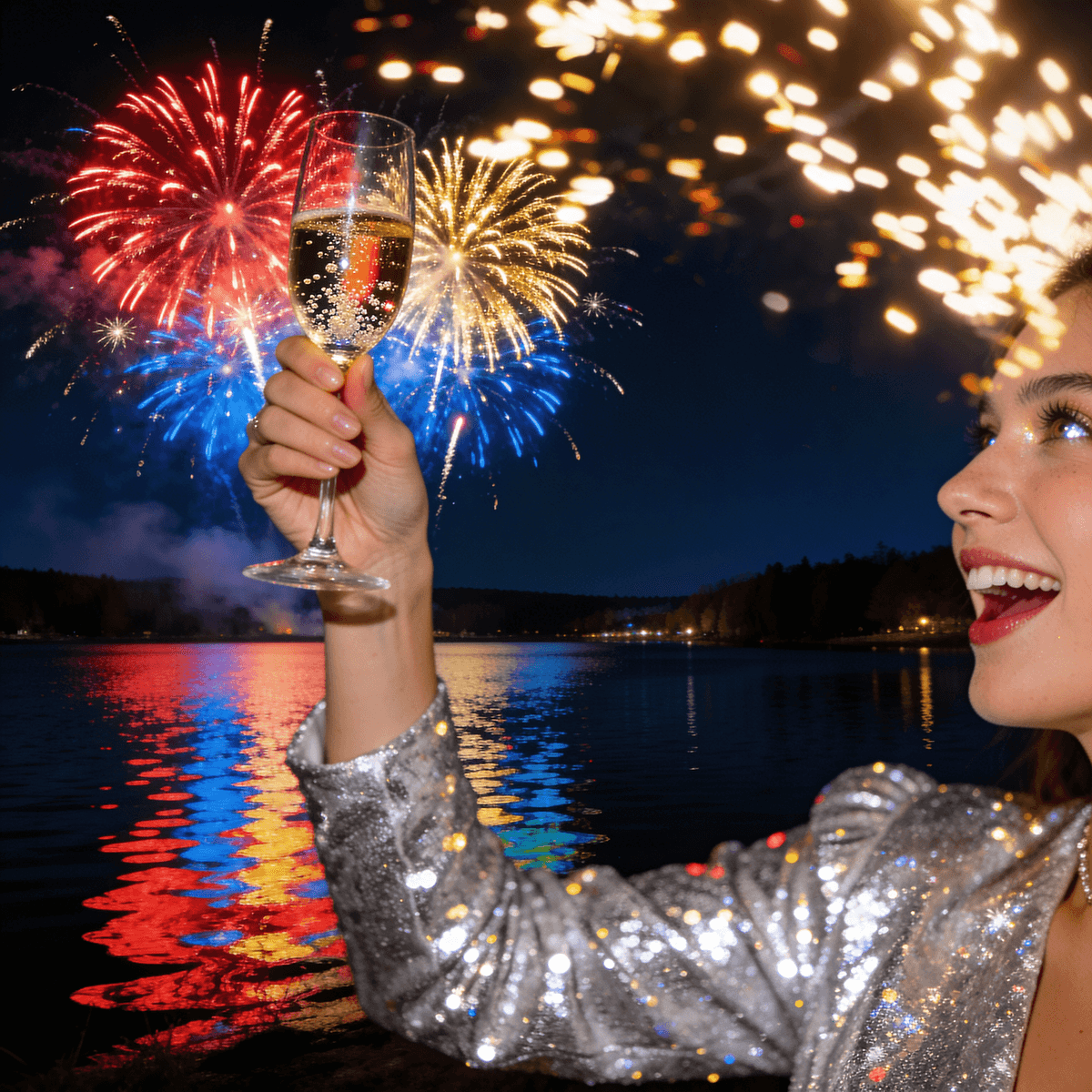 Fireworks example generated with ByteDance SeeDream v4.5