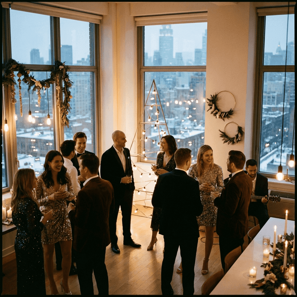 Holiday Party example generated with Nano Banana Pro