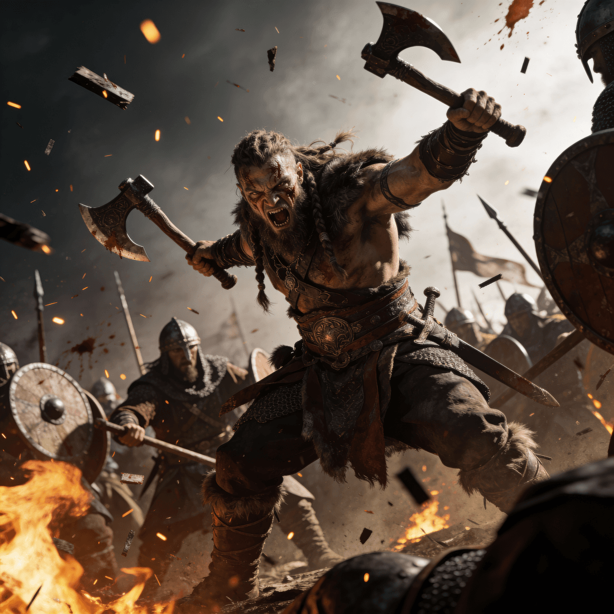 Berserker example generated with ByteDance SeeDream v4.5