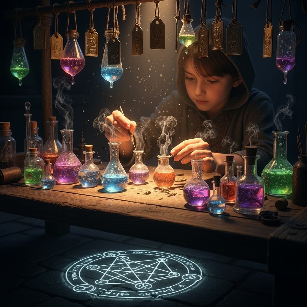 Alchemist example generated with Flux 2 Flex