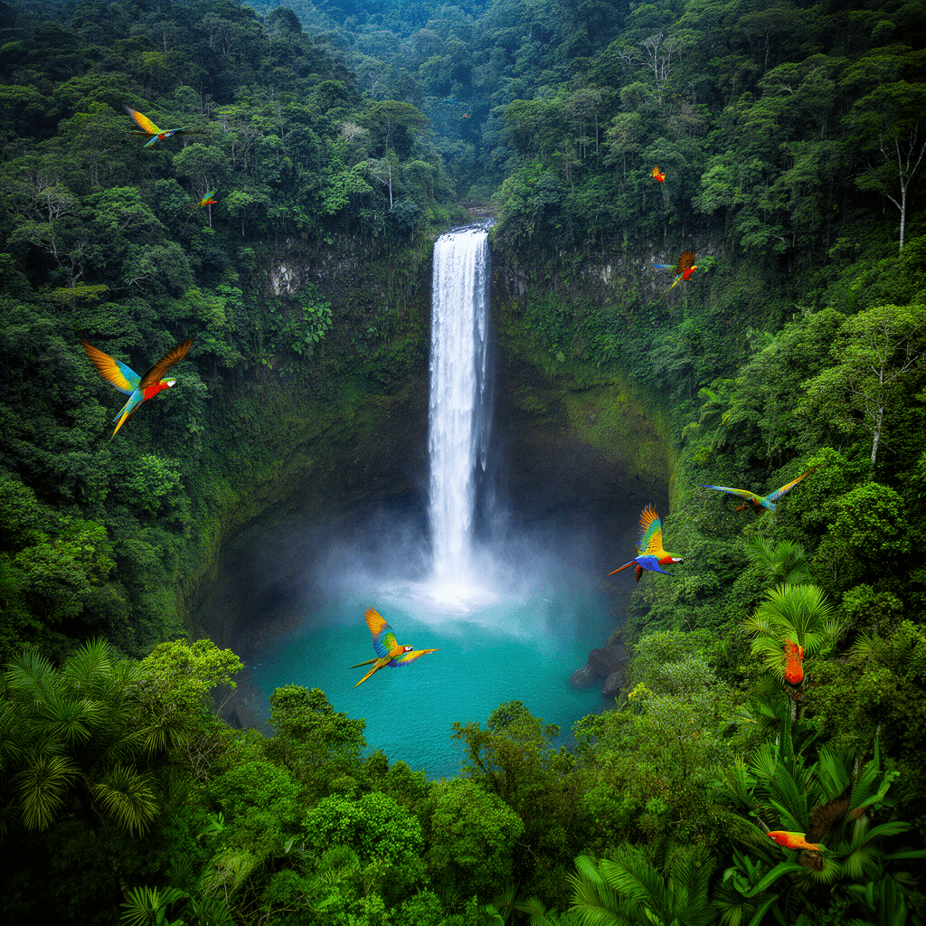 Tropical Jungle example generated with Flux 2