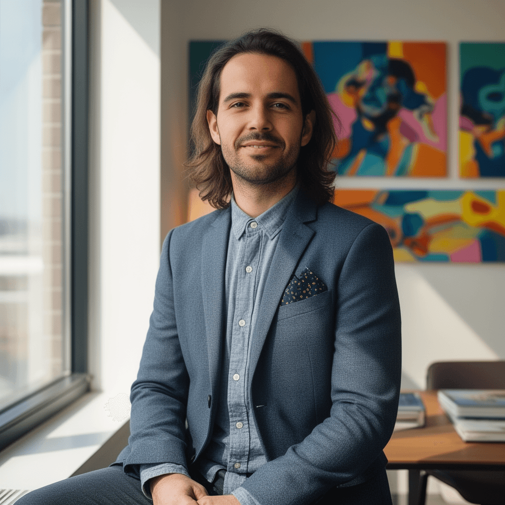 Creative Professional headshot generated with Flux 2