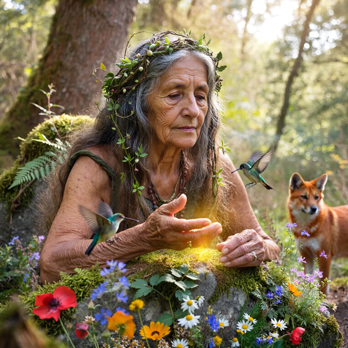 Forest Druid example generated with ImagineArt 1.5