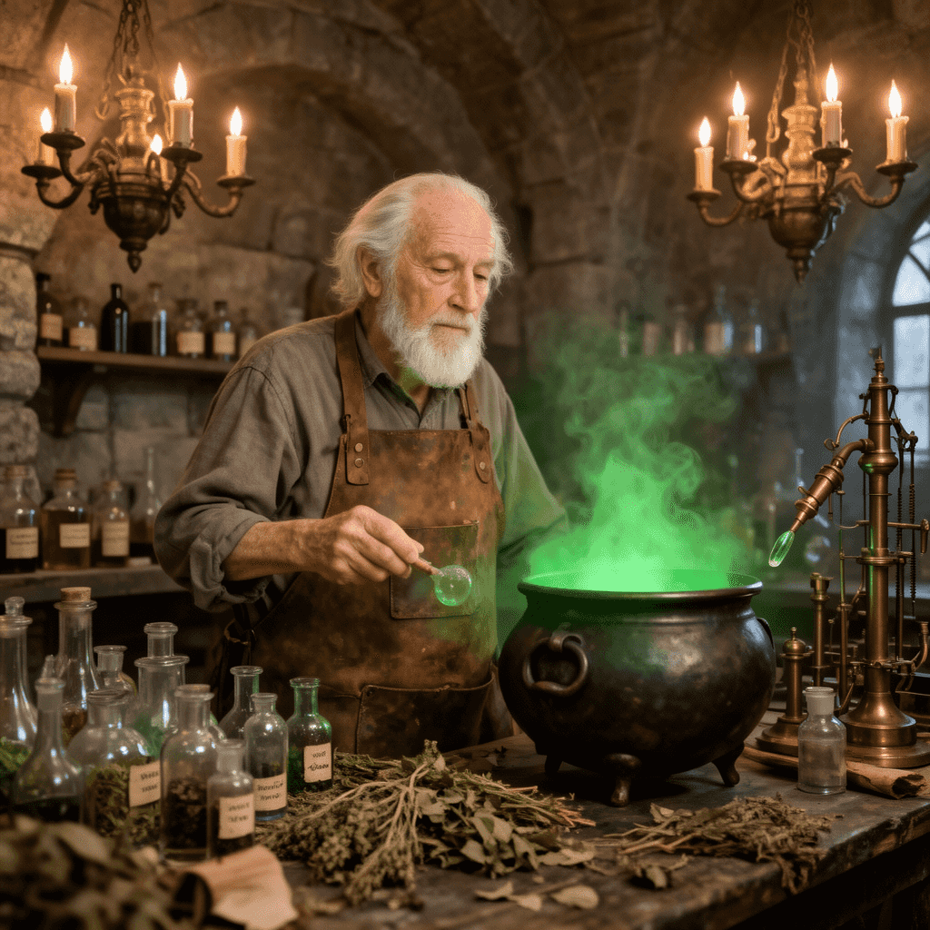 Alchemist example generated with Flux 2