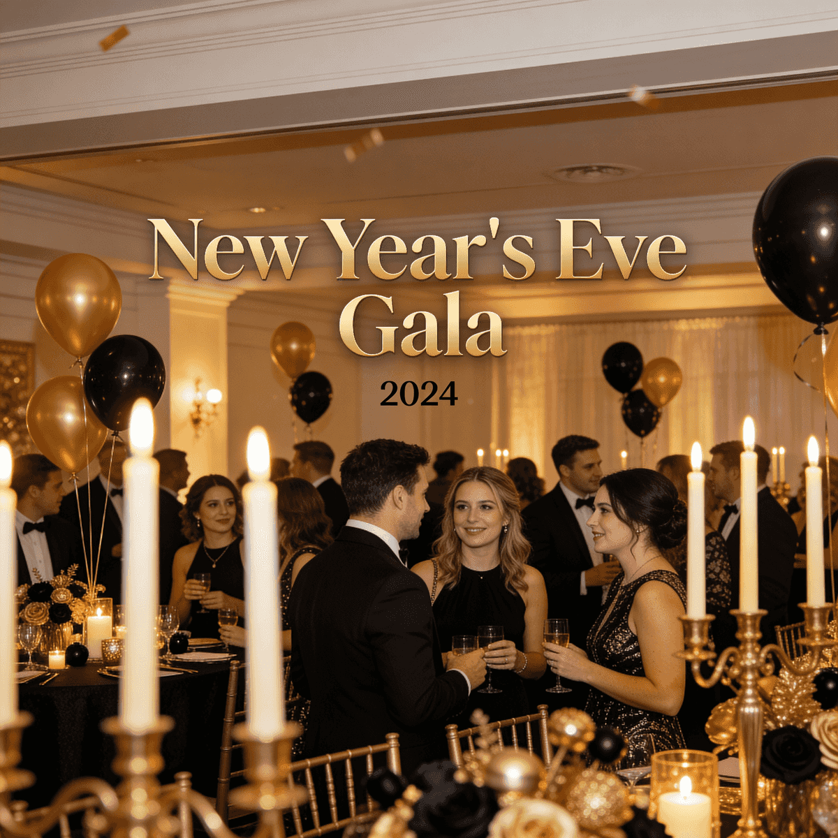 Gold & Black example generated with ByteDance SeeDream v4.5