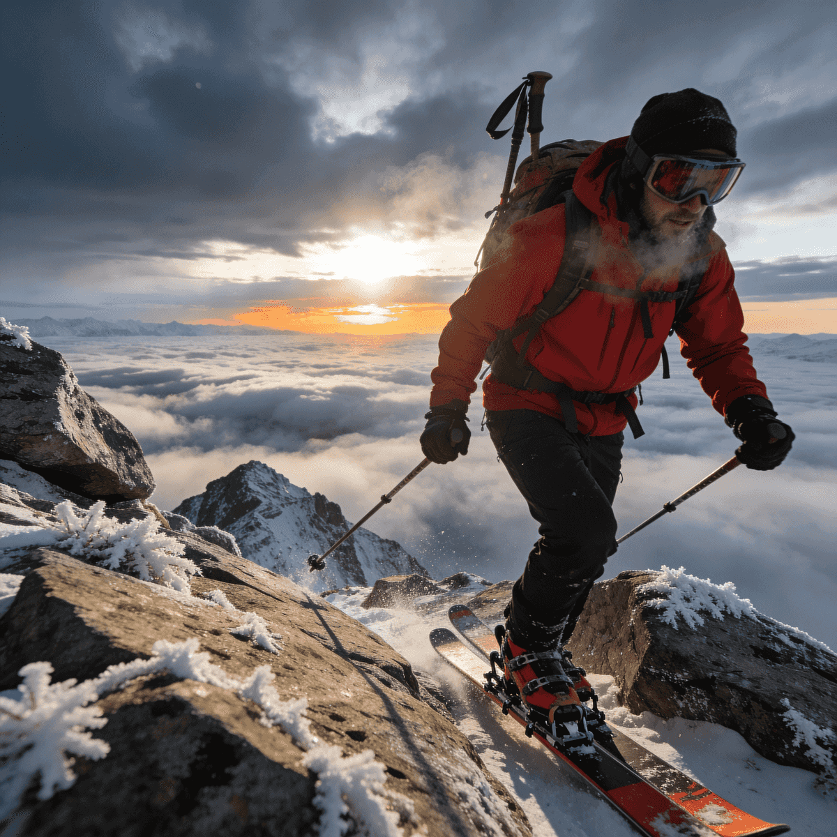 Snowboarding example generated with ByteDance SeeDream v4.5