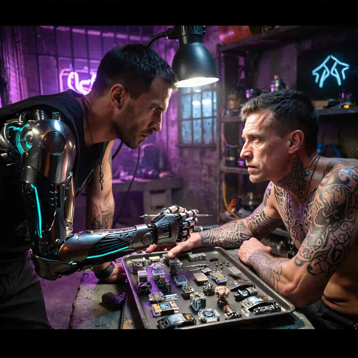 Ripperdoc Clinic example generated with ImagineArt 1.5