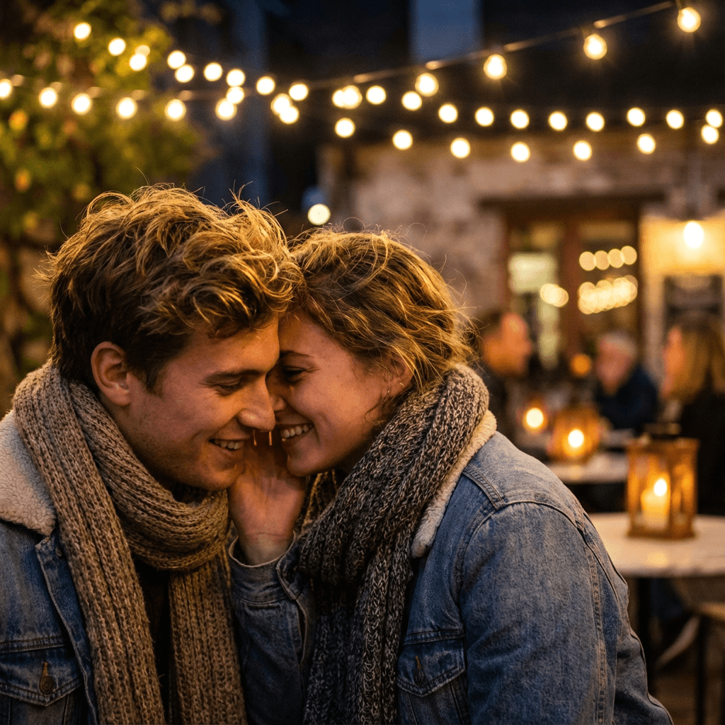 Intimate Moment example generated with Nano Banana Pro