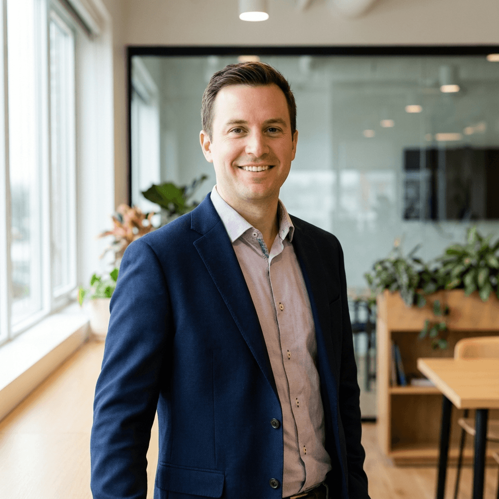 Casual Business headshot generated with Nano Banana Pro