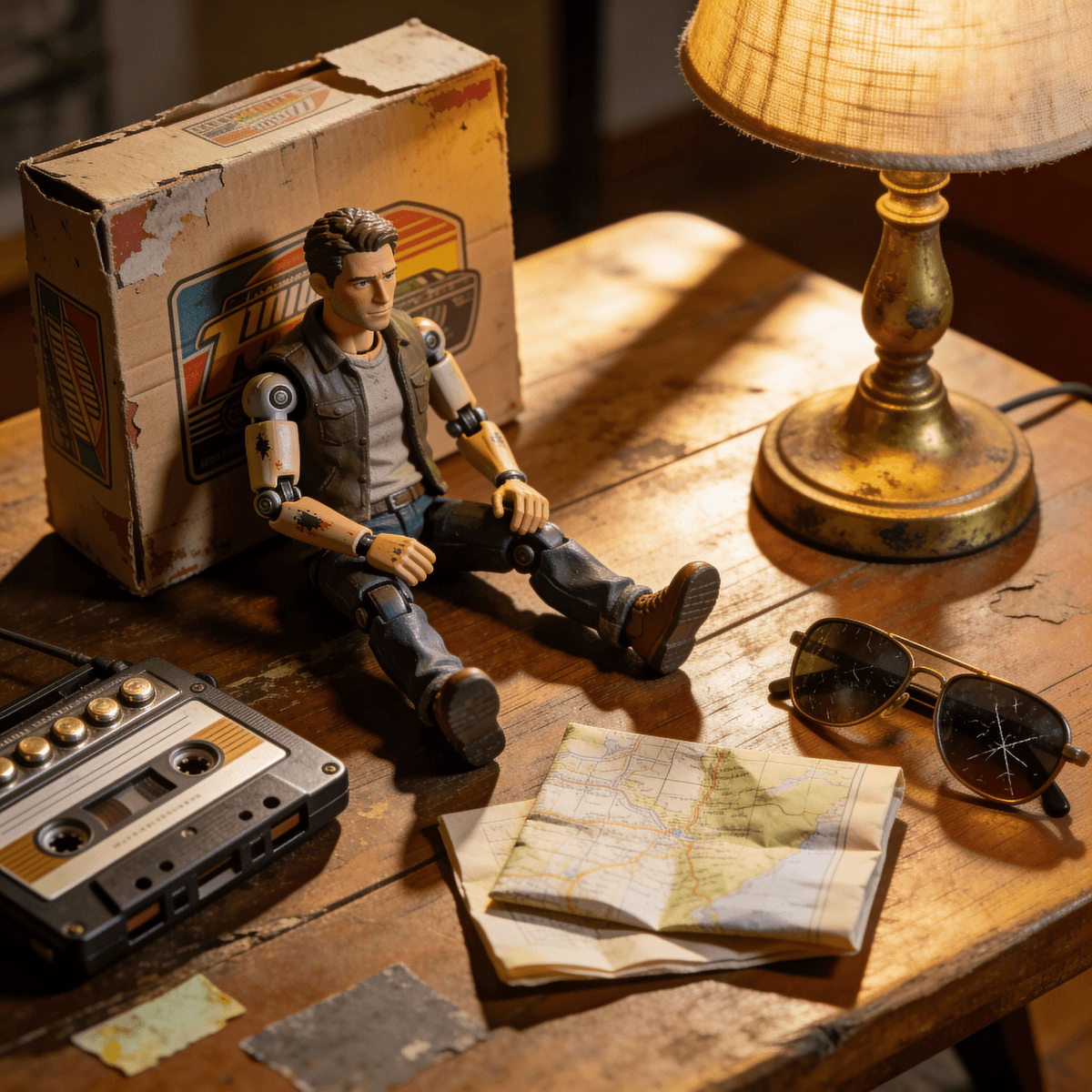 Retro Collectible example generated with ByteDance SeeDream v4.5