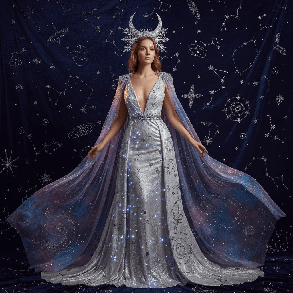 Heavenly Bodies example generated with Nano Banana