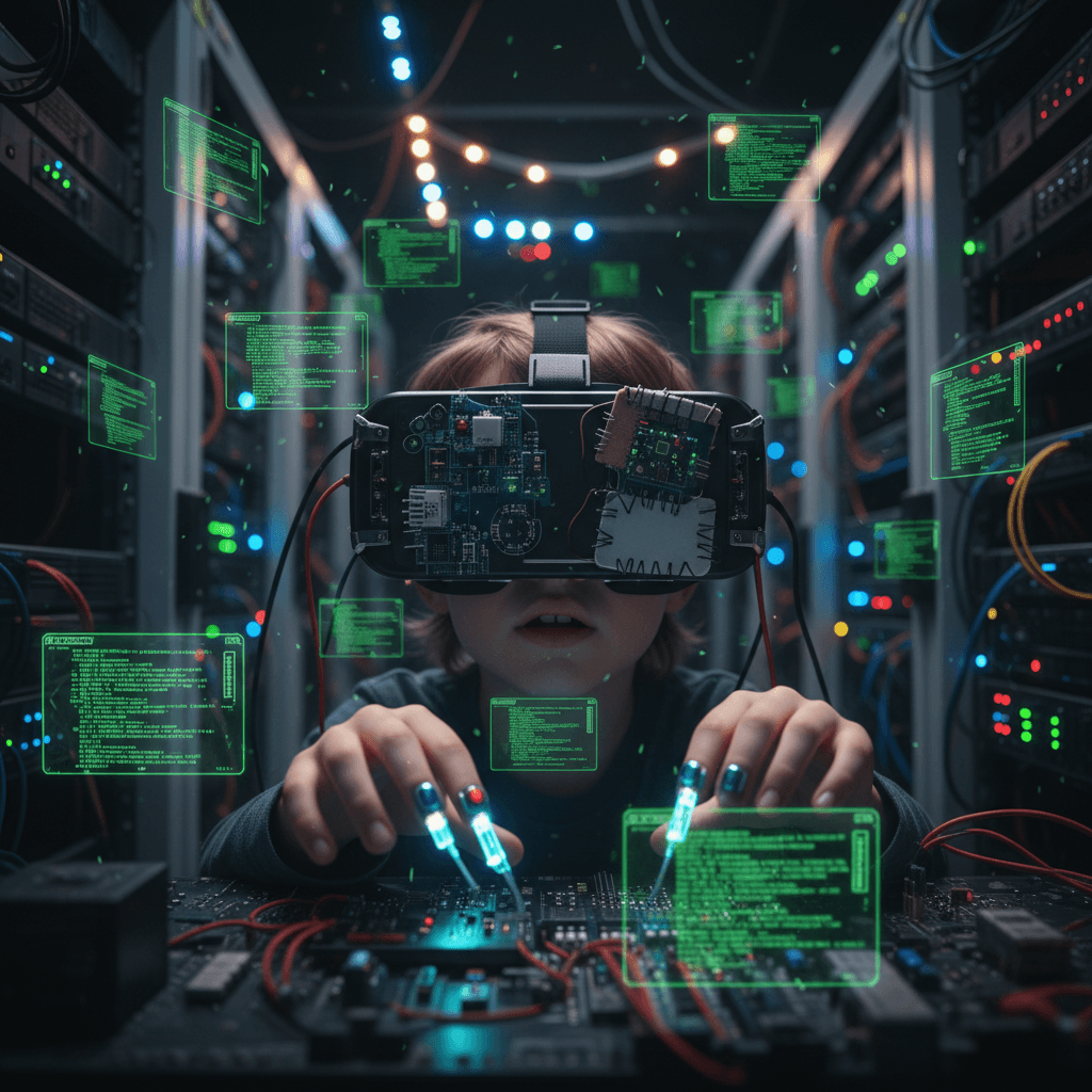 Netrunner example generated with Nano Banana