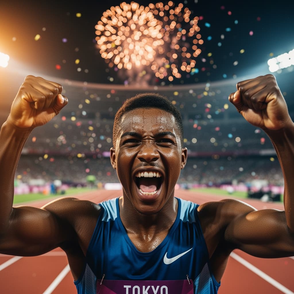 Champion Pose example generated with Flux 2 Flex