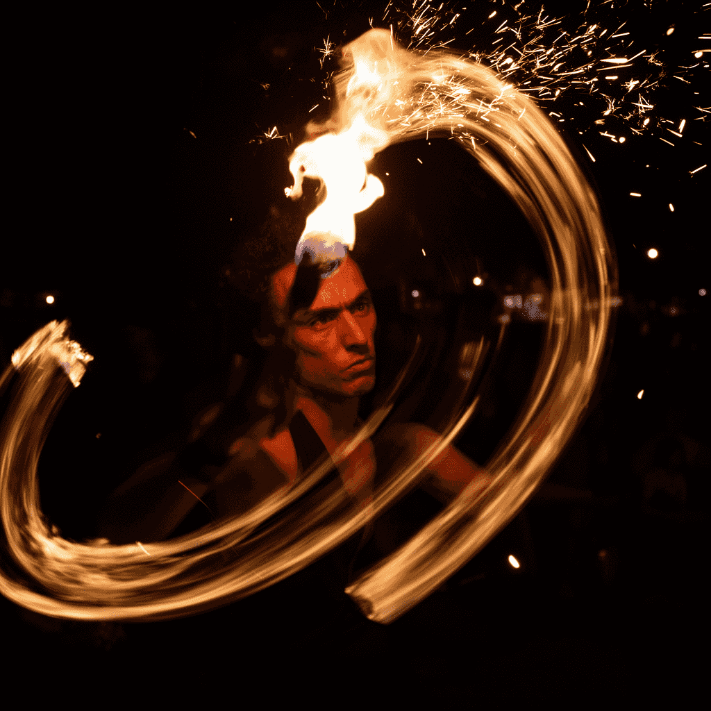 Fire Dancer example generated with Flux 2