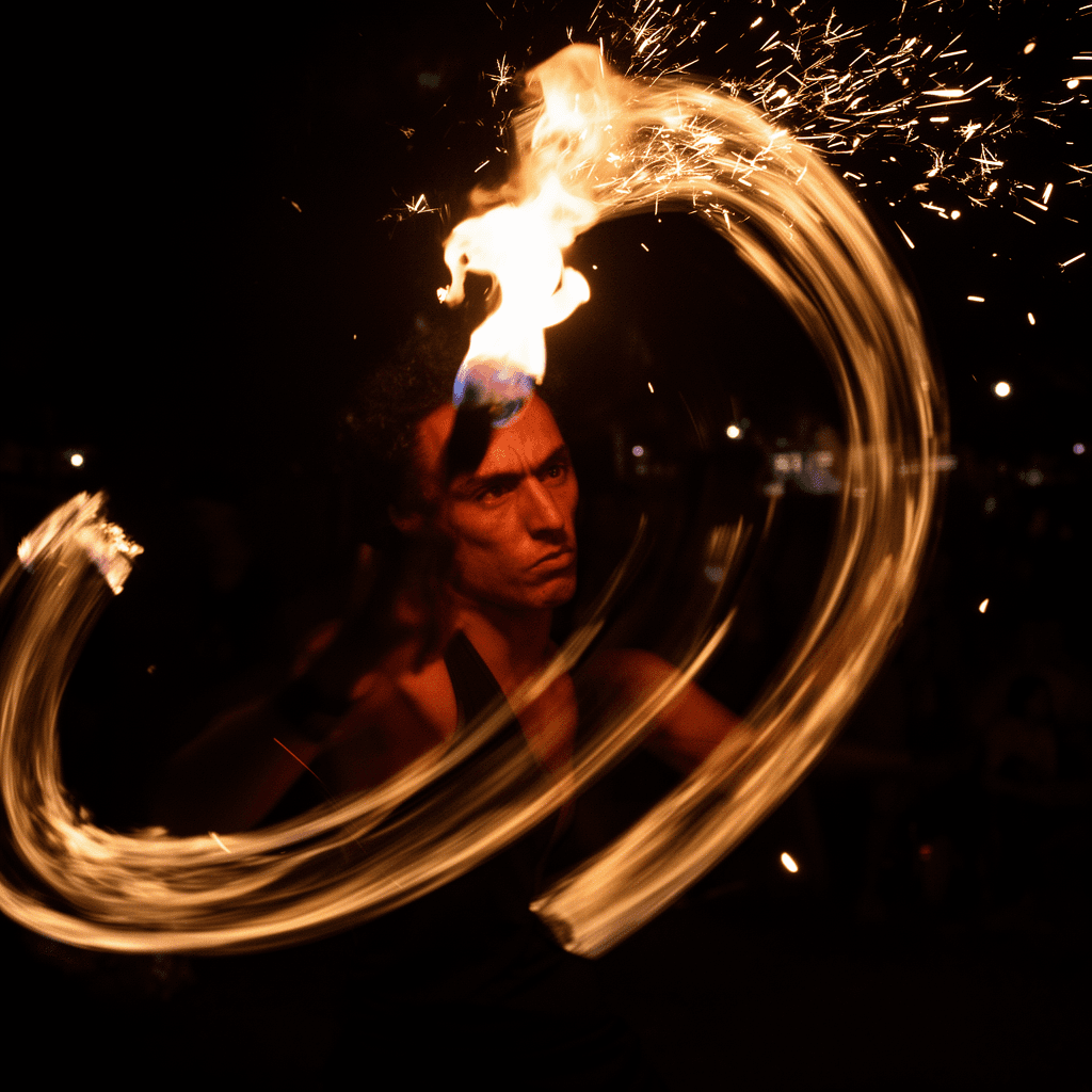 Fire Dancer example generated with Flux 2