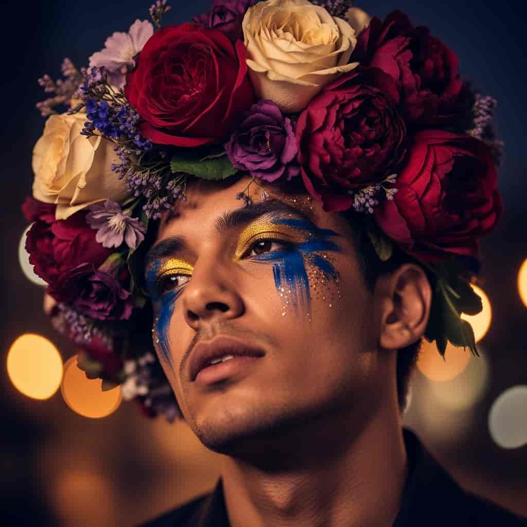 Artistic Portrait example generated with Flux 2 Flex