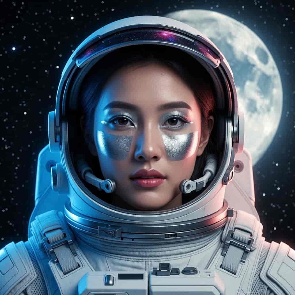 Space Explorer example generated with Flux 2 Flex