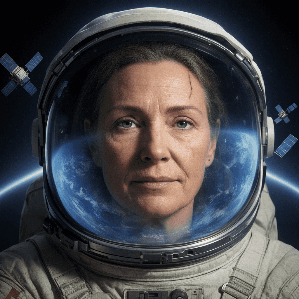 Space Explorer example generated with Flux 2