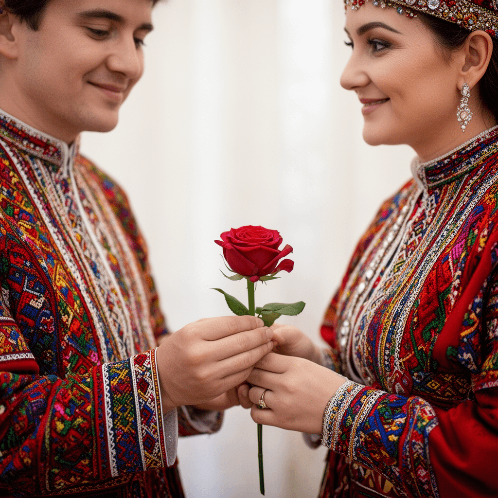 Roses & Romance example generated with Flux 2