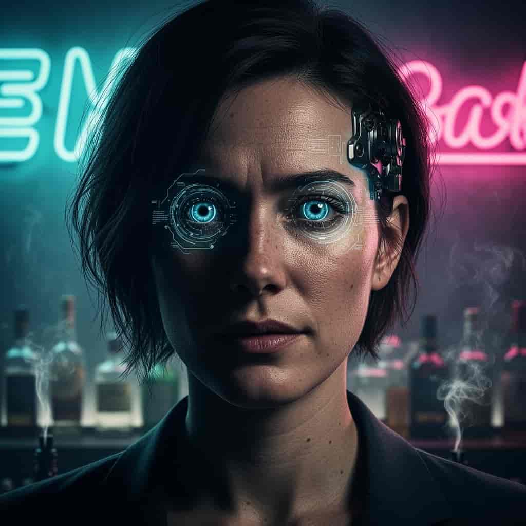 Futuristic Cyborg example generated with Flux 2 Flex