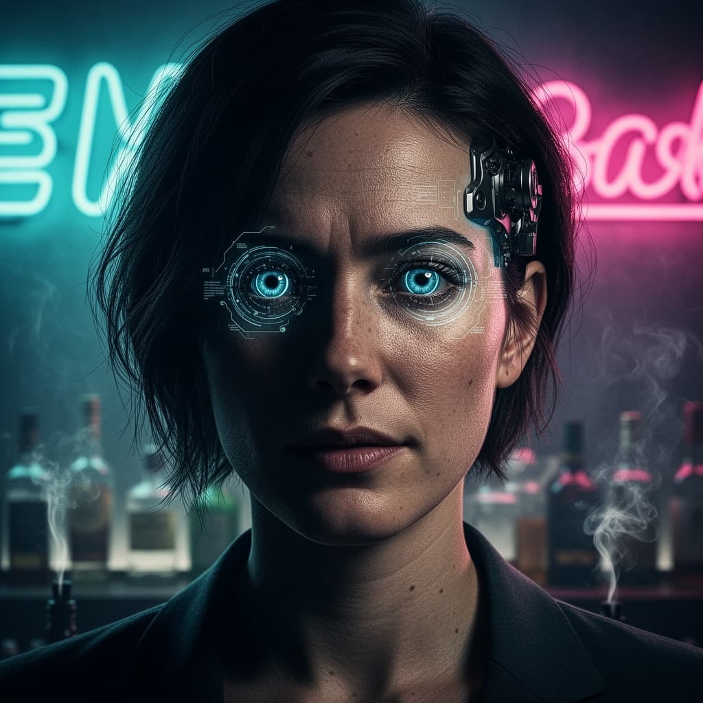 Futuristic Cyborg example generated with Flux 2 Flex