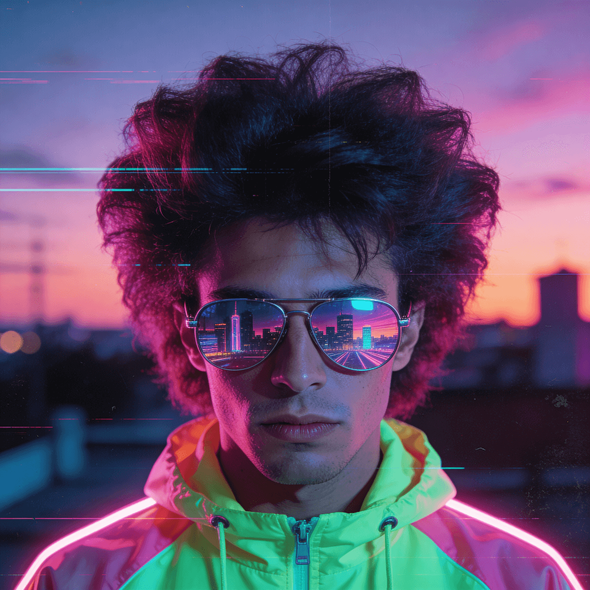 80s Retro example generated with ByteDance SeeDream v4.5