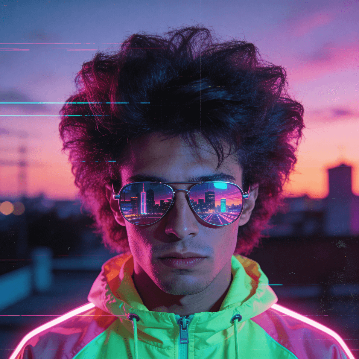 80s Retro example generated with ByteDance SeeDream v4.5