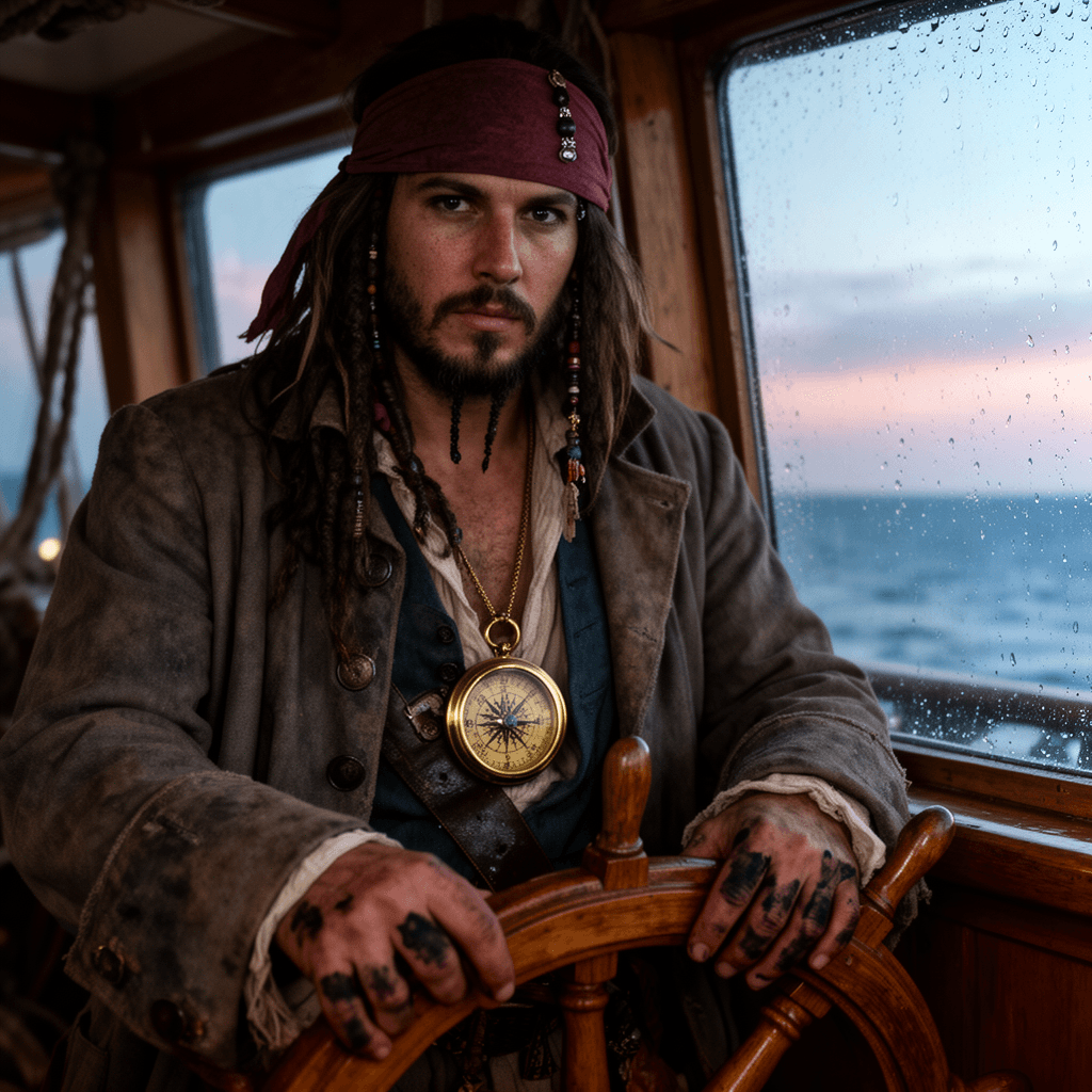 Swashbuckler example generated with Flux 2