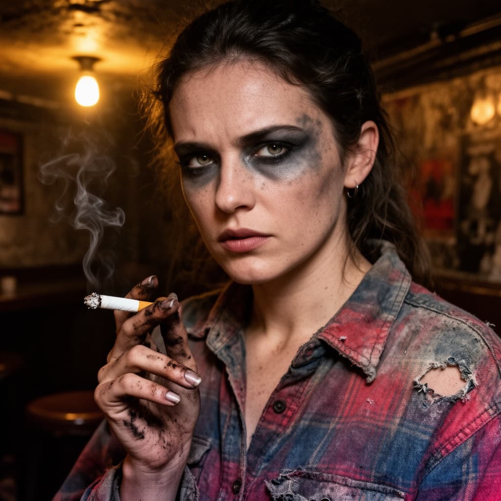 Grunge example generated with Flux 2 Flex